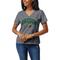 Women's League Collegiate Wear Heather Gray Oregon Ducks Intramural Boyfriend V-Neck T-Shirt