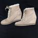 J. Crew Shoes | J Crew Shearling Lined Macalister Boot | Color: Cream/Tan | Size: 8