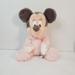 Disney Toys | Disney Parks Baby Minnie Mouse 9 Inch Pink Rattle Plush Nursery Toy | Color: Pink | Size: N/A