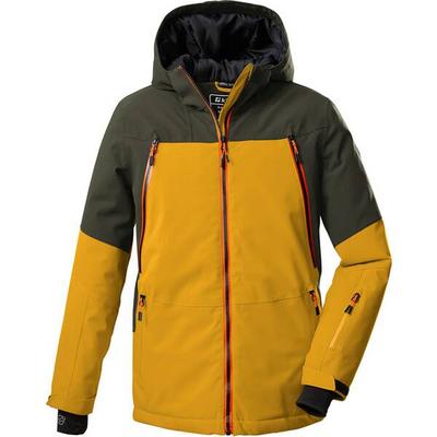 Kinder Funktionsjacke KSW 182 BYS SKI JCKT, Größe 140 in gebranntes gelb