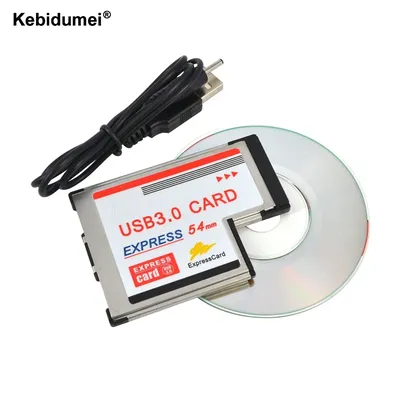 Kebidumei nouvelle carte Express 54mm vers USB 3.0 carte 2 ports carte Express PCI-E vers USB