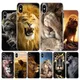 Discutant Alpha Male Cub King Animal Phone Case pour Apple iPhone iPhone 11 12 13 15 Ultra 14 Pro 7