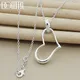 DOTEFFIL – collier pendentif coeur en argent Sterling 925 chaîne de 18 pouces pour femme bijoux à