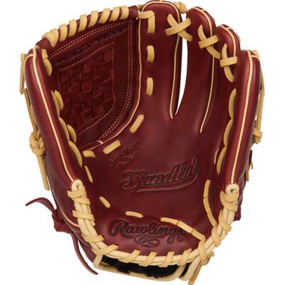Rawlings Sandlot 12" Basket Web Pitcher/Infielders Baseball Glove - Right Hand Throw Brown