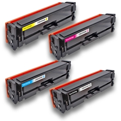 D&C Sparset 4 Toner für Canon i-SENSYS MF640C Tonerkassetten kompatibel 054H / 054