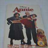 Disney Media | Annie Vhs 1990 Disney Video Tape Clam Shell Kathy Bates | Color: Red/White | Size: Os