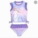 Disney Matching Sets | Disney’s Frozen Rushcard Tankini Toddler Girls Swimsuit. | Color: Blue/Purple | Size: 4tg