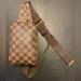 Louis Vuitton Bags | Louis Vuitton Geronimos Waist/Bum Bag Damier Canvas W/Red Interior *Authentic* | Color: Brown/Gold | Size: H:7.61in W:4.49in D:2.15in