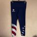 Adidas Pants & Jumpsuits | Adidas Usa Volleyball Long Tights Red/White/Blue Size Medium | Color: Blue | Size: M