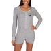 Women's Concepts Sport Gray Dallas Cowboys Venture Sweater Romper