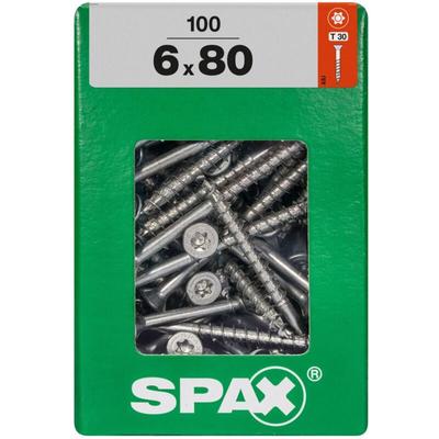 Universalschrauben 6.0 x 80 mm tx 30 - 100 Stk. Holzschrauben - Spax Image