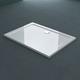 Bac à douche receveur de douche antiglisse rectangulaire acrylique blanc Faro2 70x80x4cm + bonde