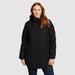 Eddie Bauer Women's Winter Coat Frostine Down Parka Jacket - Black - Size XL