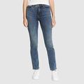 Eddie Bauer Women's Voyager High-Rise Jeans - Slim Straight - Blue - Size 12