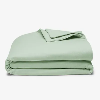 Eddie Bauer Eddie's Favorite Flannel Portuguese Duvet Cover - Green - Size KING