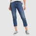 Eddie Bauer Women's Voyager Crop Jeans - Blue - Size 10