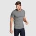 Eddie Bauer Men's Classic Wash 100% Cotton Short-Sleeve Slim T-Shirt - Med Gray - Size L