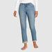 Eddie Bauer Women's Boyfriend Jeans - Slim Leg - Washed Indigo - Size 18