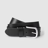 Eddie Bauer Men's Everyday Leather Belt - Black - Size 46