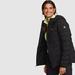 Eddie Bauer Women's MicroTherm FreeFuse Stretch Down Hooded Puffer Jacket - Black - Size XS
