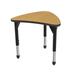 Marco Adjustable Heigh Collaborative Desk Wood/Metal in Brown | 32 H x 30 W x 25 D in | Wayfair 43-2292-G4-BGY