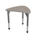 Marco Adjustable Heigh Collaborative Desk Wood/Metal in Brown | 32 H x 30 W x 25 D in | Wayfair 43-2292-J2-BGY