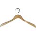 Mawa Wood Standard Hanger for Dress/Shirt/Sweater Wood in Brown | 9.5 H x 17.25 W x 0.38 D in | Wayfair 28121