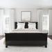 Lark Manor™ Aliyia King Bed, Two Open Storage Nightands, & Dresser Wood in Black | Wayfair 8B8197B80D954F60B15DE5FAECC69AF7