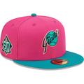 Men's New Era Pink/Green San Francisco Giants Cooperstown Collection 60th Anniversary Passion Forest 59FIFTY Fitted Hat