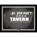 Anaheim Ducks 12'' x 16'' Personalized Framed Neon Tavern Print