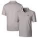 Men's Cutter & Buck Gray West Virginia Mountaineers Big Tall Forge Pencil Stripe Stretch Polo