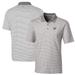 Men's Cutter & Buck Gray West Virginia Mountaineers Big Tall Forge Tonal Stripe Stretch Polo