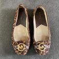 Michael Kors Shoes | Leopard Print Michael Kors Ballet Flats Size 10 | Color: Brown/Tan | Size: 10