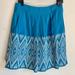 Anthropologie Skirts | Anthropologie Floreat Winston Skirt | Color: Blue/White | Size: 6