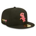 Men's New Era Black Chicago White Sox Summer Sherbet 59FIFTY Fitted Hat