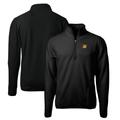 Men's Cutter & Buck Black Baylor Bears Vault Cascade Eco Sherpa Fleece Big Tall Quarter-Zip Top