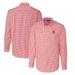 Men's Cutter & Buck Red Louisville Cardinals Easy Care Stretch Gingham Big Tall Long Sleeve Button-Down Shirt