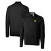 Men's Cutter & Buck Black Missouri Tigers Lakemont Tri-Blend Big Tall Quarter-Zip Pullover Sweater