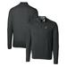 Men's Cutter & Buck Heather Charcoal Oregon State Beavers Lakemont Tri-Blend Big Tall Quarter-Zip Pullover Sweater