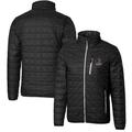 Men's Cutter & Buck Black Delaware Fightin' Blue Hens Team Logo Big Tall Rainier PrimaLoft Eco Insulated Full-Zip Puffer Jacket