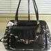 Coach Bags | Coach Phyton Embossed Satchel Bag. | Color: Black/White | Size: Os