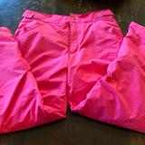 Columbia Other | Kids Columbia Pink Insulated Fleece Lined Snow Pants Xl | Color: Pink | Size: Xl