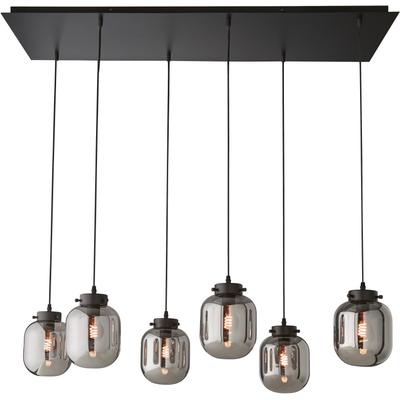 FISCHER & HONSEL Pendelleuchte "Regi", braun (sand schwarz), B:38,00cm L:115,00cm, Lampen Image