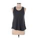 Active by Old Navy Active Tank Top: Gray Solid Activewear - Women's Size Medium