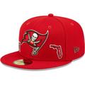 Men's New Era Red Tampa Bay Buccaneers Identity 59FIFTY Fitted Hat