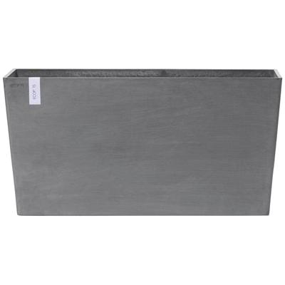 Blumentopf ECOPOTS "Paris", grau, B:100cm H:50cm T:40cm, Kunststoff, Pflanzgefäße, BxTxH: 100x40x50 cm