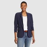 Eddie Bauer Women's Departure Travel Blazer - Atlantic - Size 12