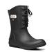 BOGS Amanda Plush II Lace - Womens 9 Black Boot Medium