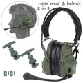 GEN 6 DulMédiateur set Casque antibruit sans cueillette pour casque monté sur la tête 2 en 1 OPS