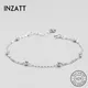 INZATT-Bracelet de perles en argent regardé 925 pour femme breloque en métal JOLink avocat de